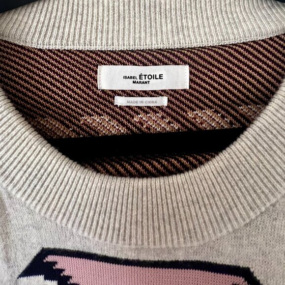 Isabel Etoile Marant Printed Mockneck Sweatshirt - Picture 3 of 3